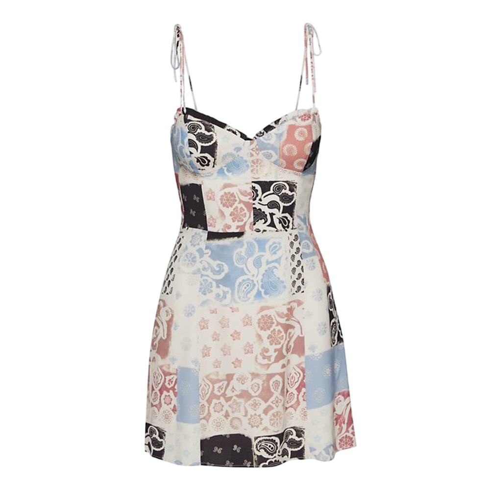 Wilfred Patchwork Multicolor Fable Dress Size 00